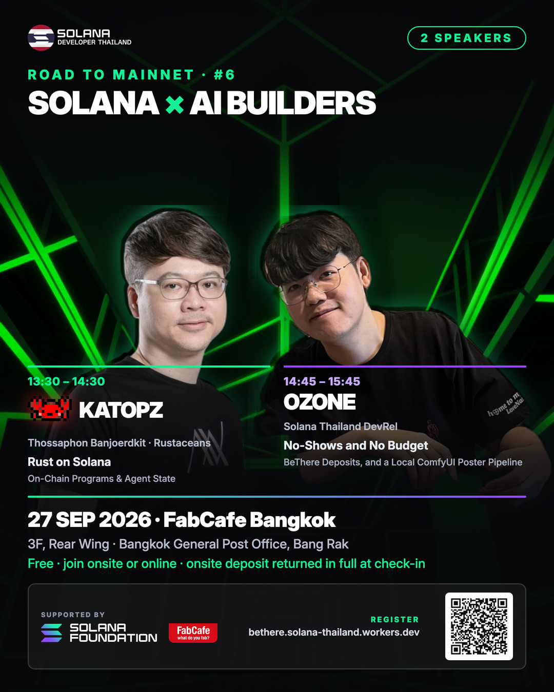 Solana x AI Builders: The Road to Mainnet #6 (Bangkok)